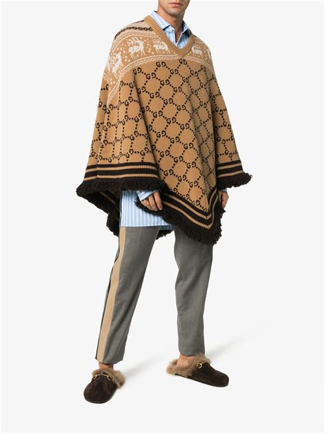 gucci poncho ladys|gucci poncho sale.